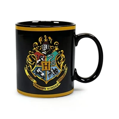 Image of Harry Potter Everyday Mugs Poter Hogwarts Crest Boxed Mug 400ml