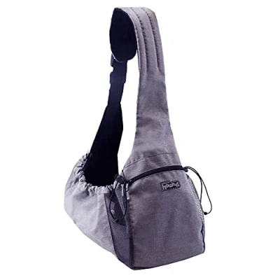 Image of Outward Hound Puppak Sling Dog Carrier, Grey, One Size