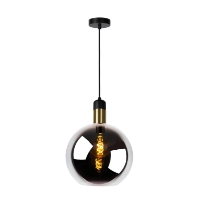 Image of Julius Vintage Pendant Light Ø 28cm 1xE27 Smoke Grey