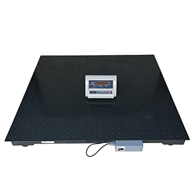 Image of KATSU Heavy Duty Digital Platform Scale with Wireless Transmitter 3000kg 6600lb Capacity For Warehouse Postal Parcel Weighing, 1.2x1.2M