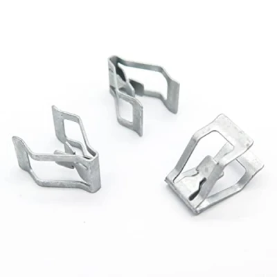 Image of VVO Fasteners Metal Interior Pillar Trim Clip, Silver (Pack of 10)