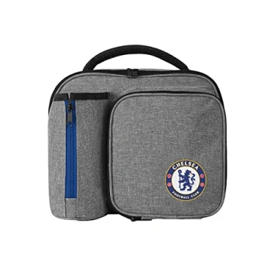 Image of FOCO Official Chelsea FC Football Lunch Bag with Bottle Holder