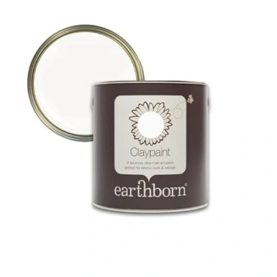 Image of earthborn Claypaint, Breathable paint for Walls and Ceilings (Flutterby, 5 Litre)