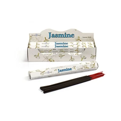 Image of STAMFORD INC. 37101 Jasmine Incense sSticks, 20 Sticks x 6 Packs