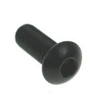Image of 5mm High Tensile Bolts M5 x 10mm (10 Pack) Black (10.9 H/T) Socket Button / Dome Allen Key Head Bolt/Screws Free UK Delivery