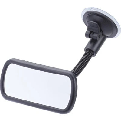 Image of HR iMotion mirror (blind spot mirror, child watching, back seat control, etc.) designed in Germany, fast fitting wide field of view