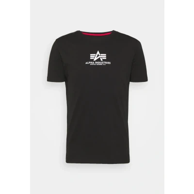 Image of Alpha Industries Men&#039;s Basic T ML Shirt, Black, S