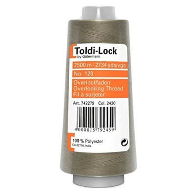 Image of Gutermann Toldi Lock Overlocking Sewing Thread 2500m 2430 Each