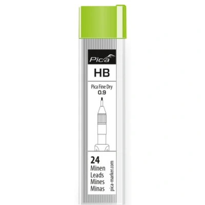 Image of Pica Precise Fine Dry refill set HB 7030 box with 24 leads 0.9mm