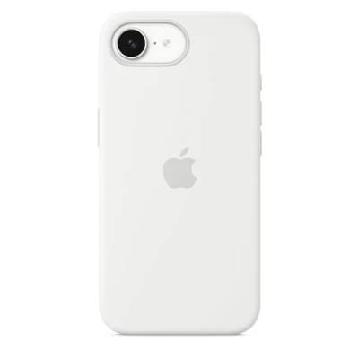 Image of Apple Silicone Back Cover White iPhone 16e