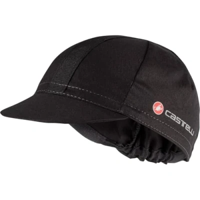 Image of CASTELLI 4522042 ENDURANCE CAP Men&#039;s Hat Black White UNI