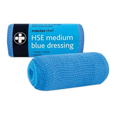 Image of Blue HSE Dressing Unboxed Medium 12cm x (Pack of 3) 942