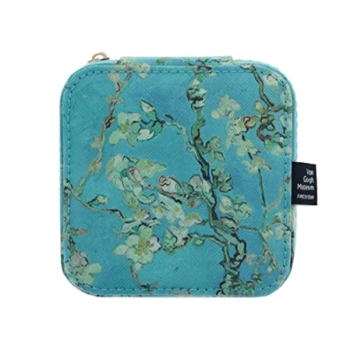 Image of Blueprint Collections Van Gogh Travel Jewellery Box 9.5 x 5cm Case Organiser Christmas &amp; Birthday Gifts for Women and Men
