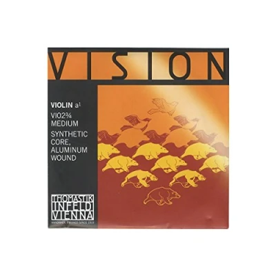 Image of Thomastik Einzelsaite für 3/4 Violine Vision A Saite Kunststoffkern, Aluminium umsponnen, mittel