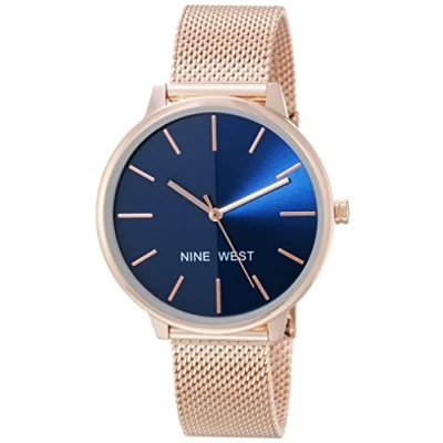 Image of Nine West Women&#039;s Mesh Bracelet Watch