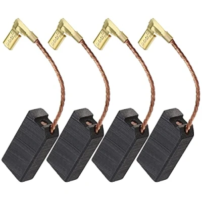 Image of ECSiNG 2 Pairs Carbon Brushes Auto Stop Agitator Replacement Part 6x10x20mm Compatible with COLLOMIX COLLOMATIC RGE 110 120 125 130 140 Power Tool Accessories
