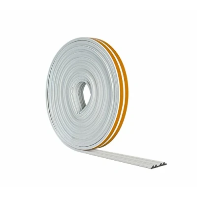 Image of STORMGUARD 05AM023006MW Acoustic Silent and Draught Excluder Self Adhesive Seal, White, 6 m, Set of 2 Piece