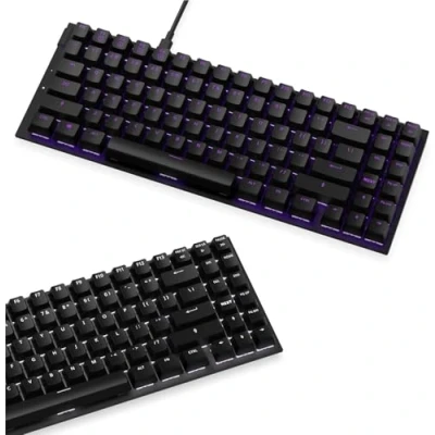 Image of NZXT Function Mini TKL Mechanical PC Gaming Keyboard Illuminated Linear RGB Switches MX Compatible Hot Swap Durable Aluminum Top Plate DE (QWERTZ) Black