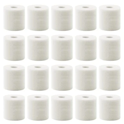 Image of GERUI Filter Sponge Suitable for Eheim 2618080 Aquaball 2208 2210 2212/60 130 180, Biopower 4004320 160 200 240 (20 Packs of Wadding)