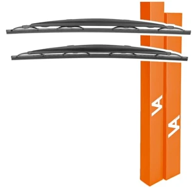 Image of VIA ALBION® Wiper Blades for MINI HATCH (R50, R53, R56*) / CABRIO (R52, R57*) CLUBMAN (R55*) All Weather Front Wipers Set