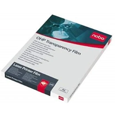Image of Nobo Overhead Projector Laser Printer Film A4 Pack of 50