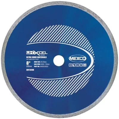 Image of Mexco 200mm UHXCEL Porcelain Diamond Blade
