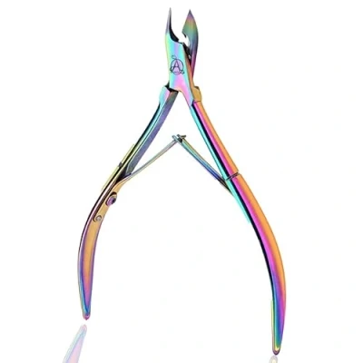 Image of ARMIZ Multi Color Cuticle Nipper Stainless Steel Professional Cutter for Manicure and Pedicure Remover Tool with Sharp Blade to Trim Tough Dead Skin, Hangnails