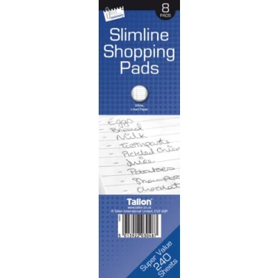 Image of Just Stationery Value Shopping Pad (Pack of 8)