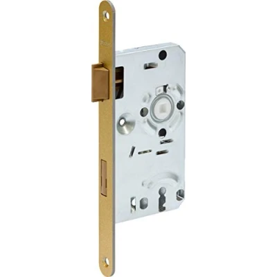 Image of ABUS Mortice lock for room doors ES BB R G 55 72 18 61660, gold