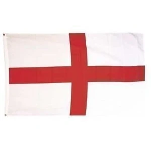 Image of The Home Fusion Company England Flag 5ft x 3ft Cross of St George National Football Sports Pub Car