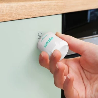 Image of AYCORN® Magnetic Safety Cupboard Locks [10x] for Children [includes 2X Keys] Child &amp; Baby Proofing Kitchen, Cabinets and Drawers, 30 Second Install (No Drilling) with 3M Adhesive