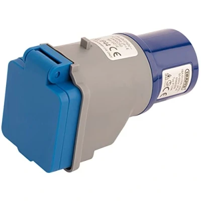Image of Draper 230V Adaptor with 16A Plug to 13A Socket