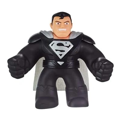 Image of Heroes of Goo Jit Zu DC Hero Pack Super Stretchy Kryptonian Steel Superman 4.5 Inch Tall Action Toy (41384)