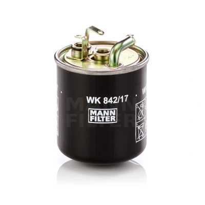 Image of 6110920201, 6680920101, 6680920201, A6110920201, A6680920101 Fuel Filter MANN WK 842/17 In Line 11mm MERCEDES BENZ: A Class