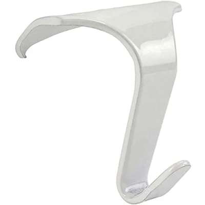 Image of Taskar White Picture Rail Hooks Contemporary/Heavy Duty (10 Pack)