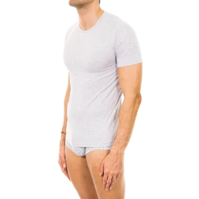 Image of Replay Mens short sleeved V neck T shirt M351001 Grey Size Medium