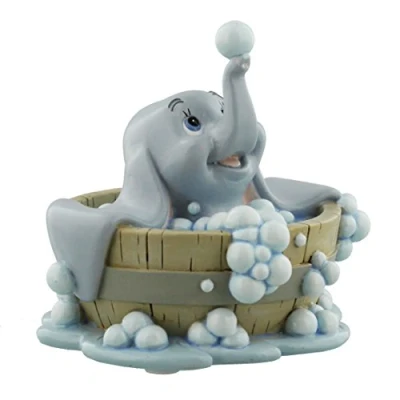Image of Dumbo in Bath Baby Mine Disney Classics Magical Moments 10cm Figurine Boxed New DI181