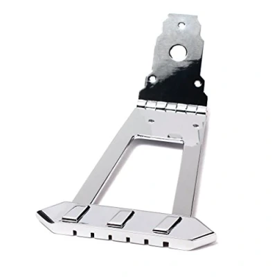 Image of Perfeclan Archtop Guitar Accessory Tailpiece Bridge Chrome