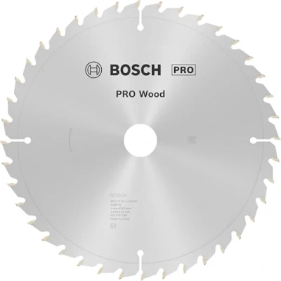 Image of Bosch 1x PRO Wood Circular Saw Blade for Corded Mitre Saws (for Softwood, Hardwood, Ø mm, Professional Accessory Saw)