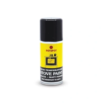 Image of Hotspot Stove Paint Matt Black 150ml Aerosol