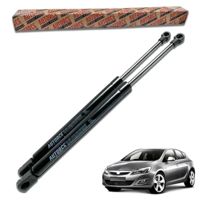 Image of AUTORCE 2 Pcs Rear Tailgate Boot Gas Struts Intended For Vauxhall Opel Astra J Hatchback 2009 2015 Lift Support Shock Absorber System 400 (N) 585 MM 13258179, 132016