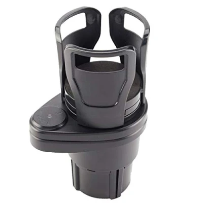 Image of LORDWEY All Purpose Car Cup Holder and Organizer Dual Holder, 2 in 1 Expander Adapter, Multifunctional with 360 Rotating Adjustable (A)