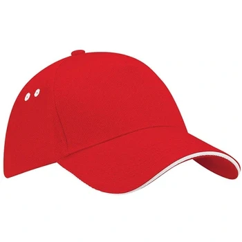 Image of Beechfield Ultimate 5 Panel Cap with Sandwich Peak