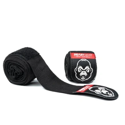 Image of Advanced Boxing Hand Wraps for Sports, MMA and Martial Arts 4.5 Meter Elasticated Bandages