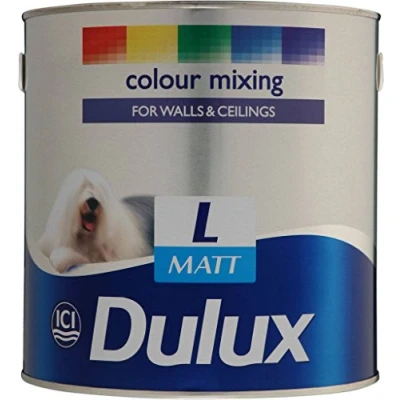 Image of Dulux Colour Mixing Matt Base 2.5L Light (747928)