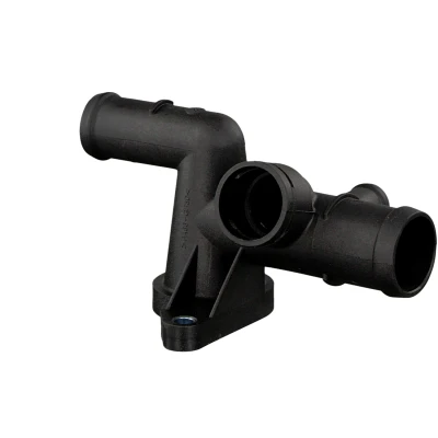 Image of 06A121132AP, 06A121132D, 06A121132G, 06A121132Q, 6A121132AP Coolant Flange FEBI BILSTEIN 29886 Plastic Cylinder Head with seal AUDI: TT Coupe