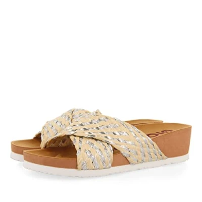 Image of GIOSEPPO Women&#039;s Bandrele Flip Flop, Natural, 4.5 UK