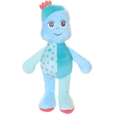 Image of In the Night Garden Cuddly Soft Toy CBeebies Iggle Piggle Softie 30cm for Babies Toddlers 0 3 Suitable from Birth Colourful Comforting Toy, Blue