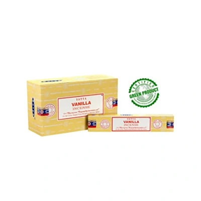 Image of Satya Vanilla Incense Sticks Box 12 packs