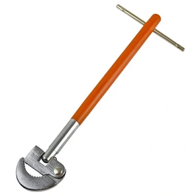 Image of 11&quot; Adjustable Basin Wrench Sink Bath Tap Spanner Plumbing/Plumbers Tool
